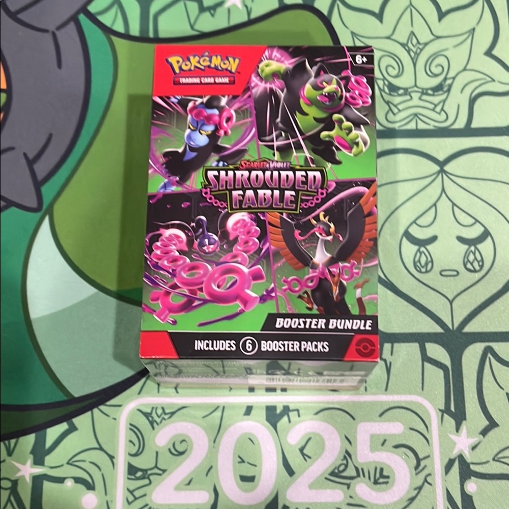 Pokemon Shrouded Fable Booster Bundle - Pink and Green